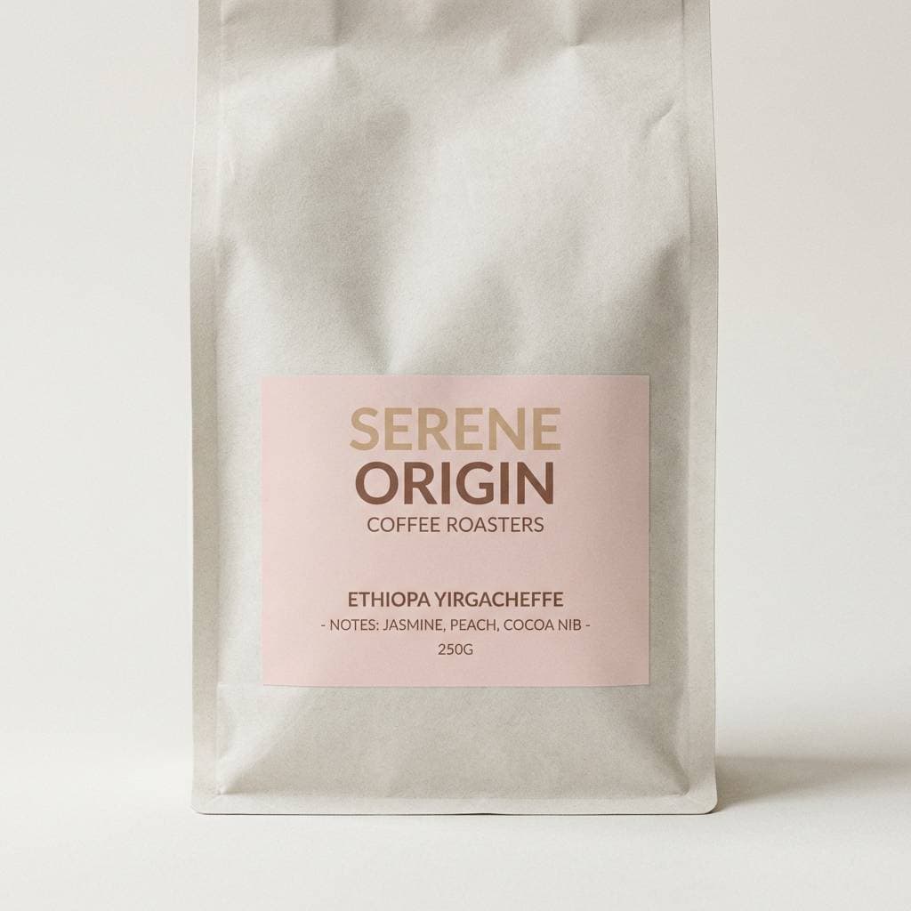 blush coffee packaging