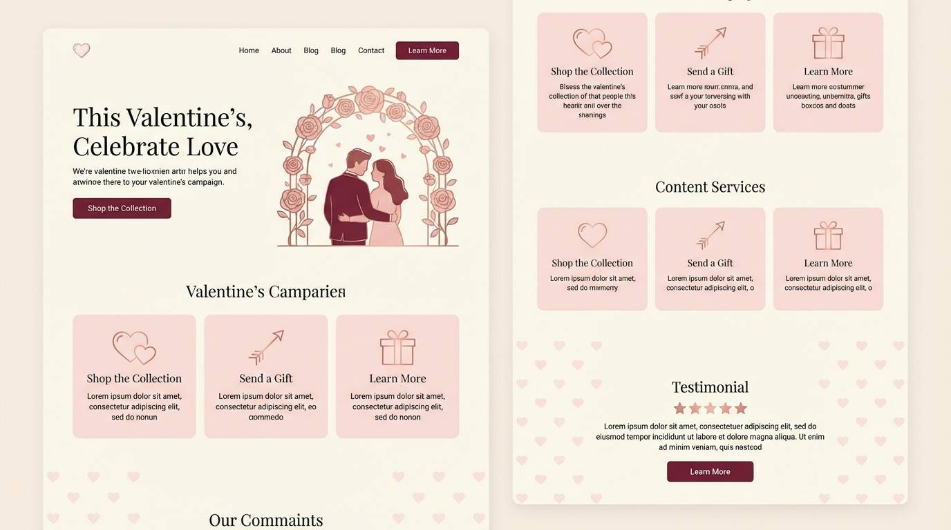 petal and port landing page