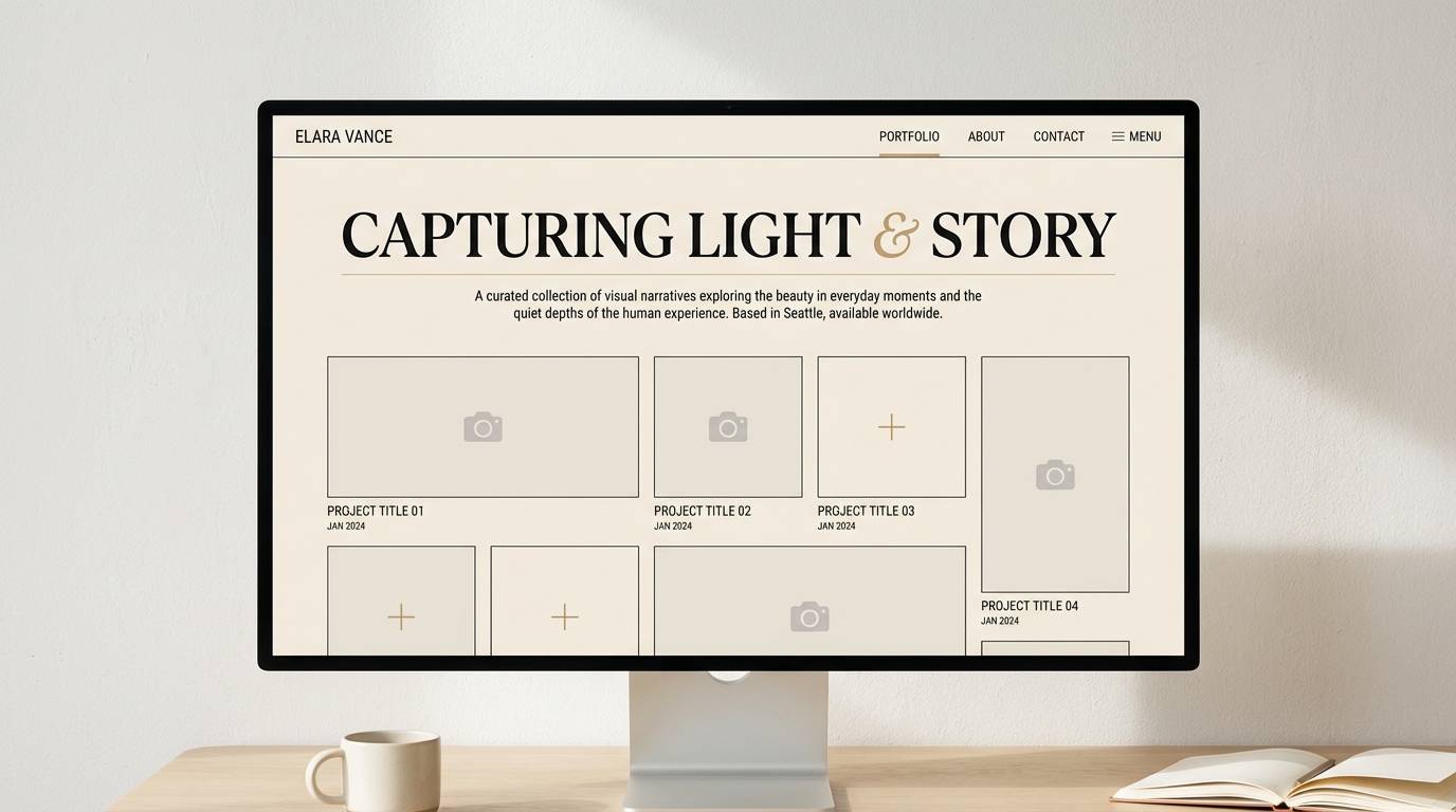 portfolio landing page