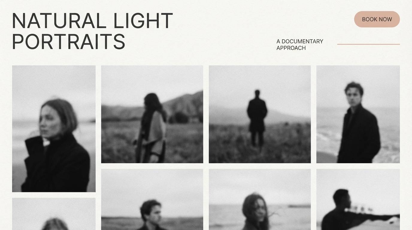 photography portfolio layout