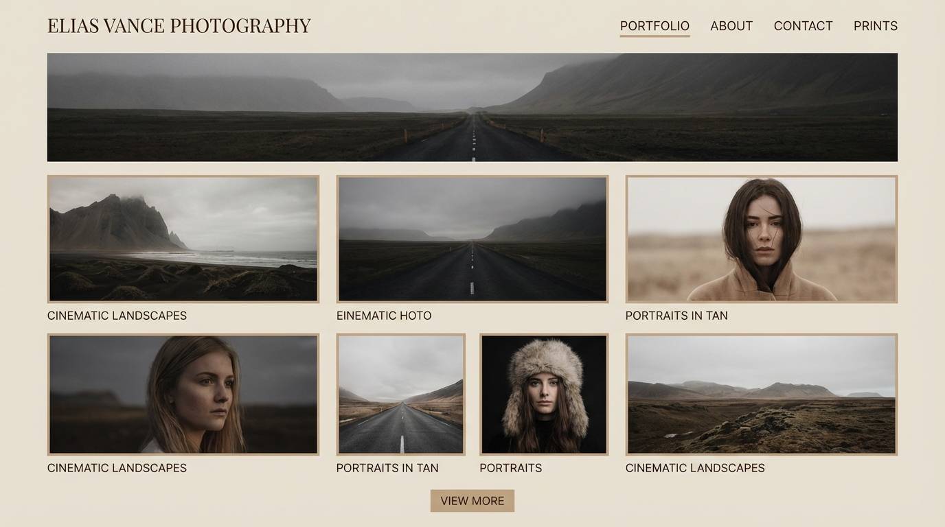 vintage beige black ui