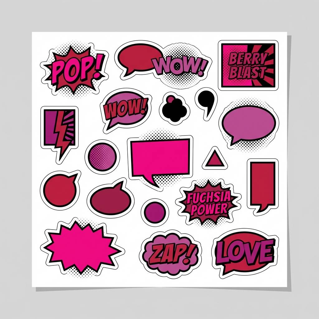 pop art stickers