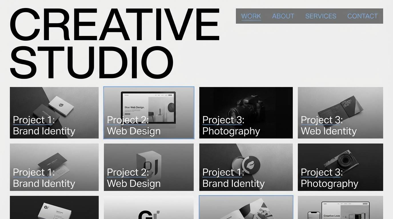 portfolio project grid