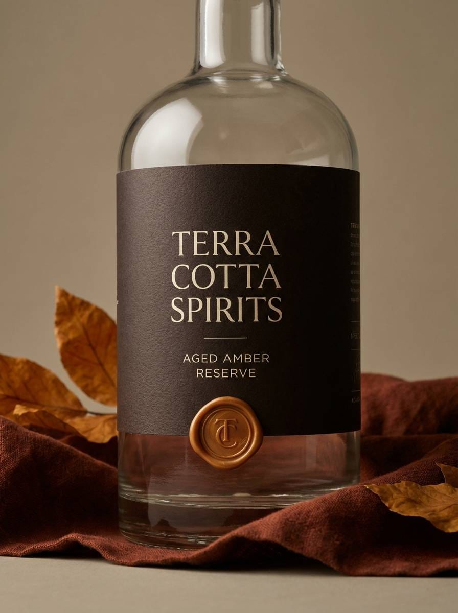 premium spirits bottle