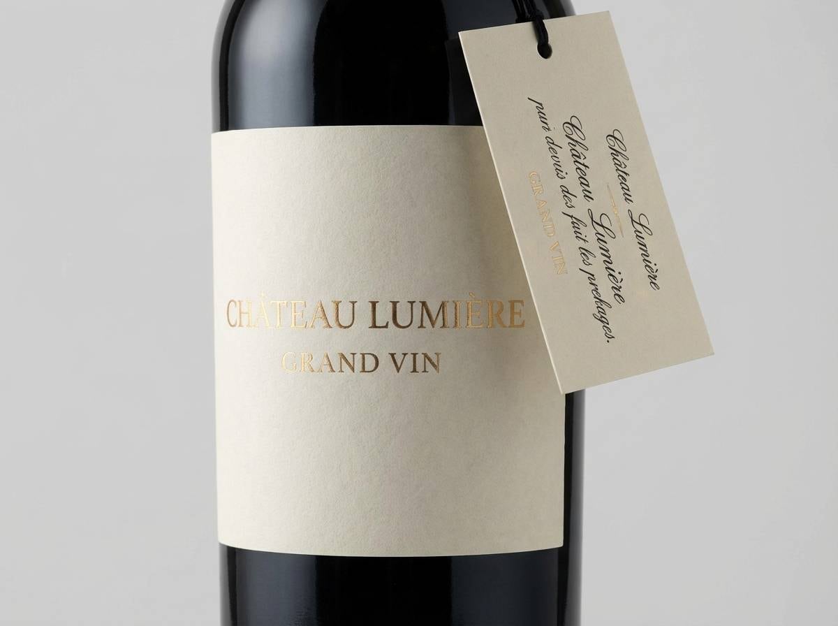 premium wine label design