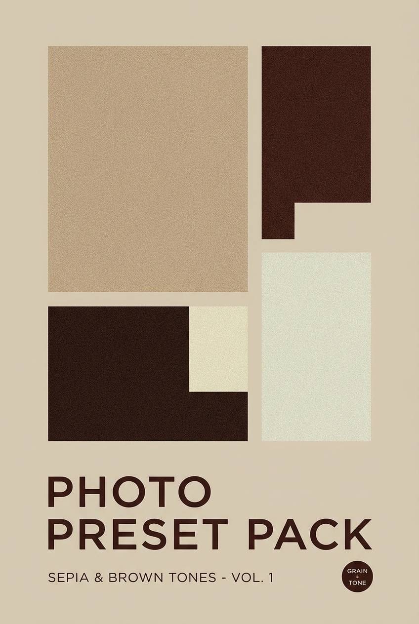 sepia preset pack cover