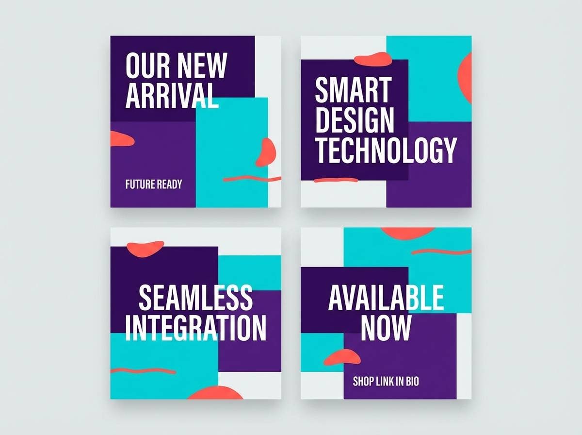 product launch carousel slides