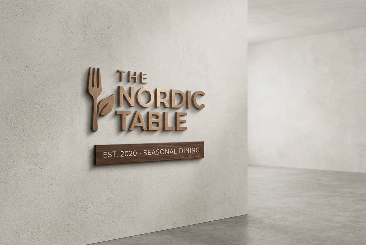 pub signage brand mockup