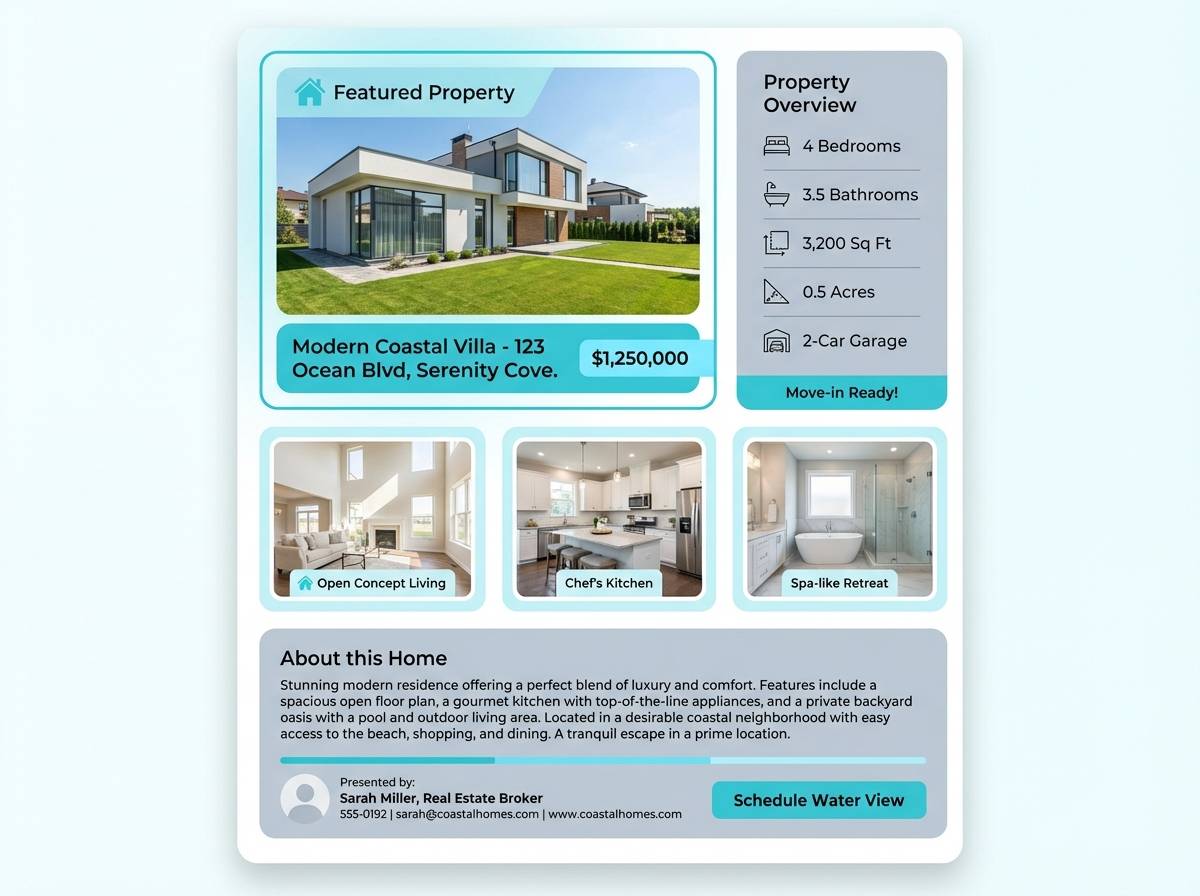 real estate listing template
