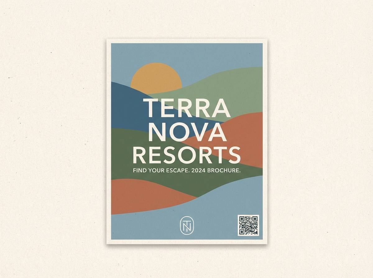 resort brochure cover