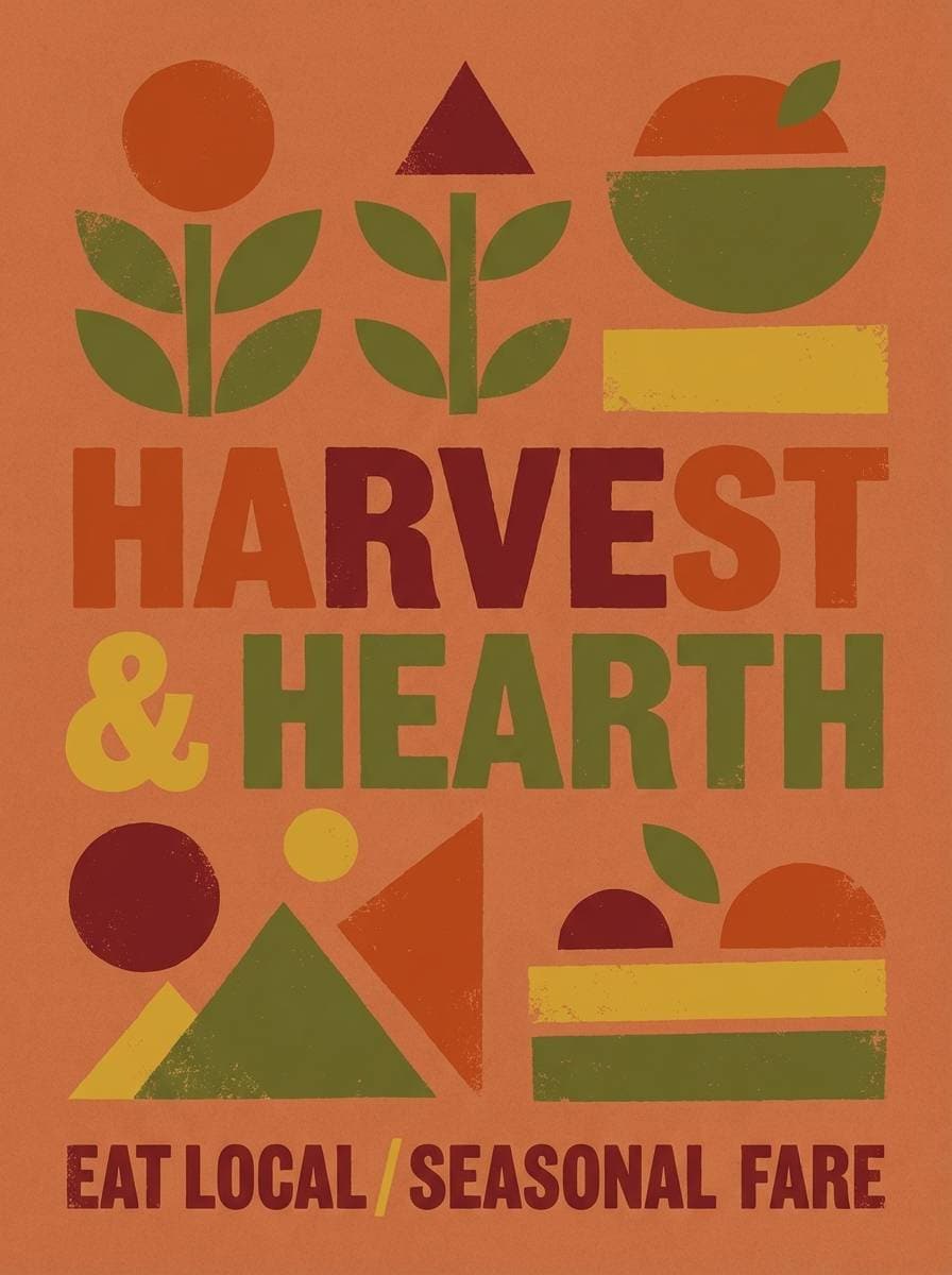 restaurant promo poster