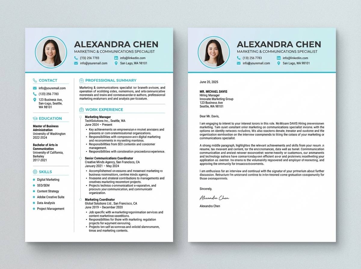 clean resume template