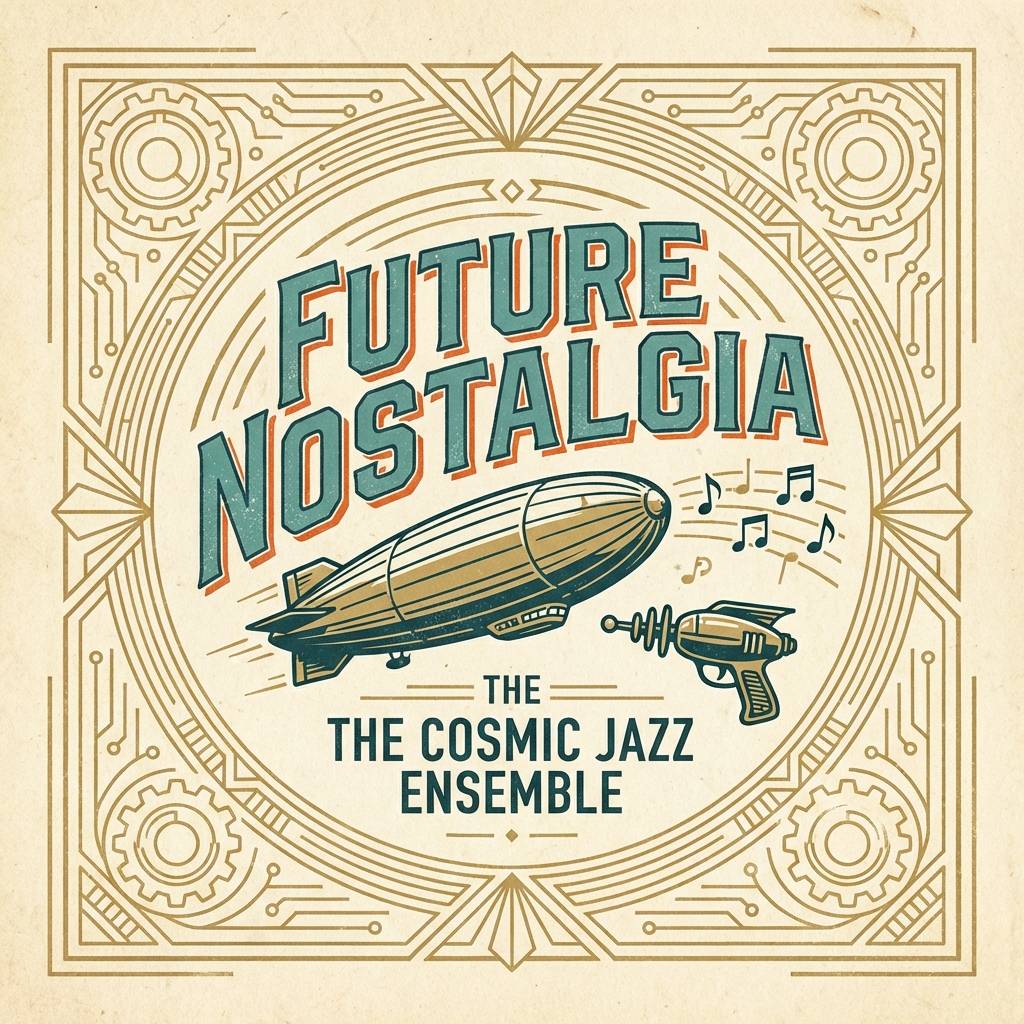 retro futurist album cover