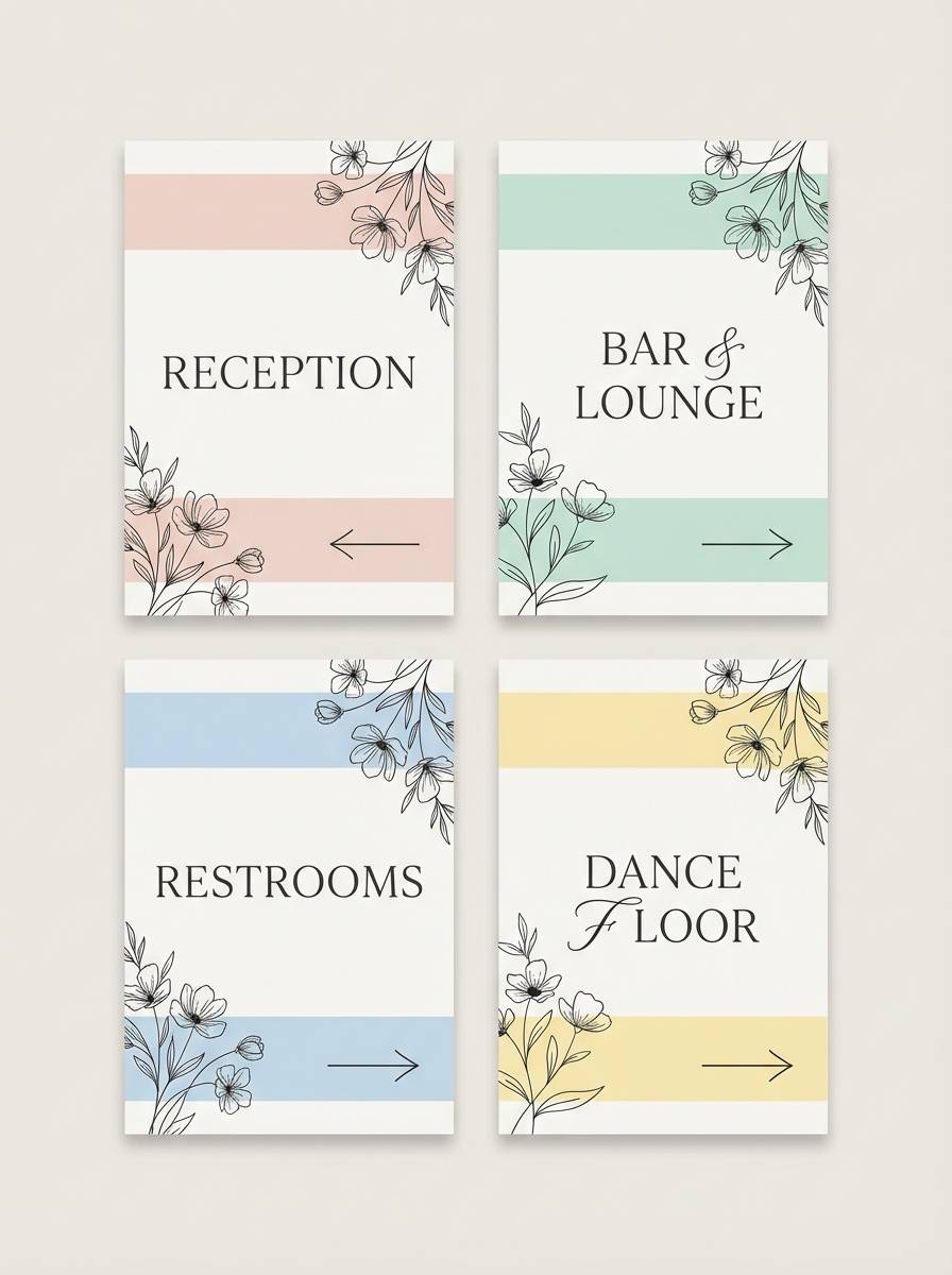 wedding signage design