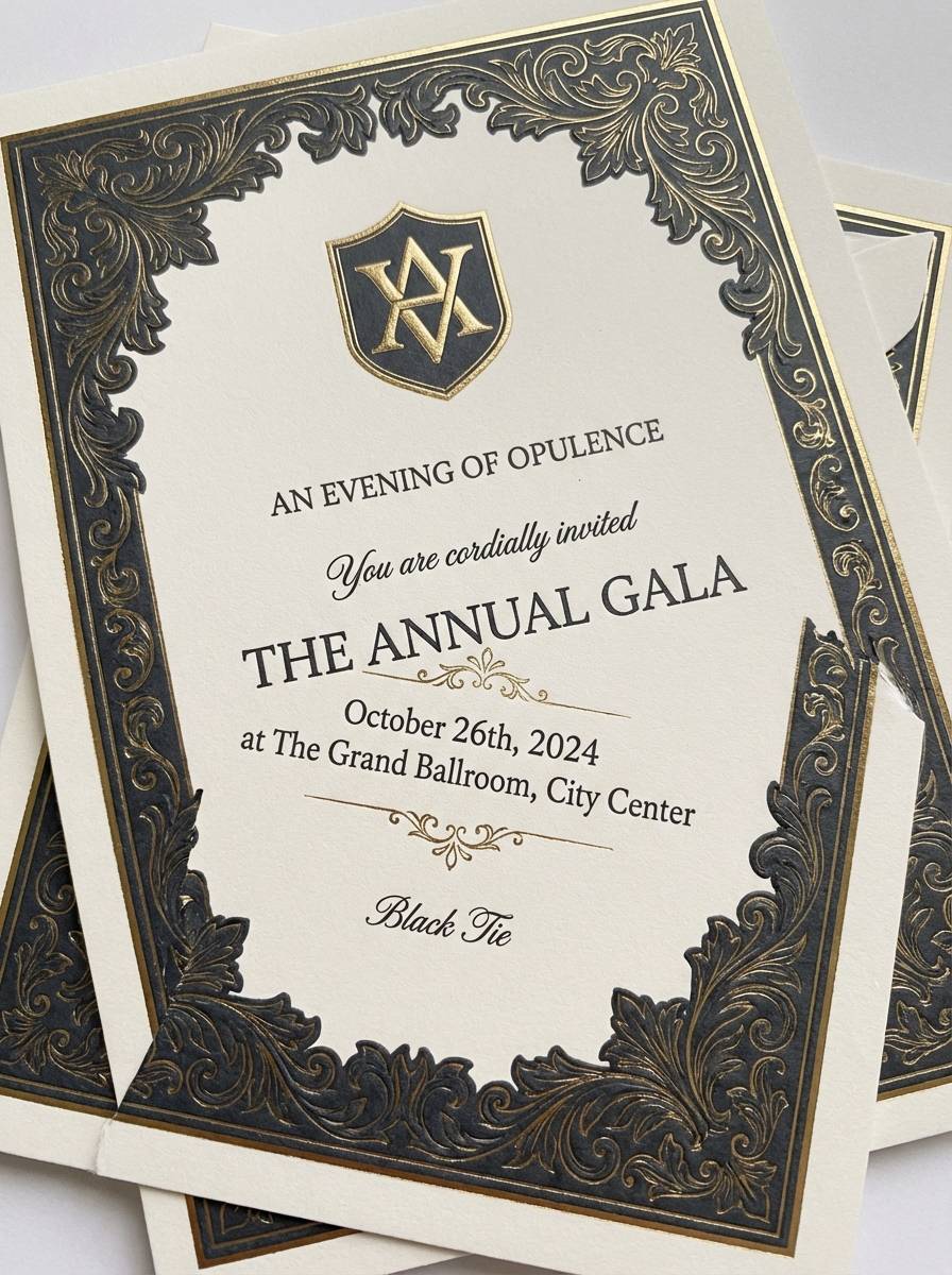 luxury invitation card