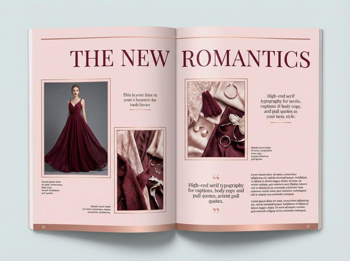 editorial magazine spread