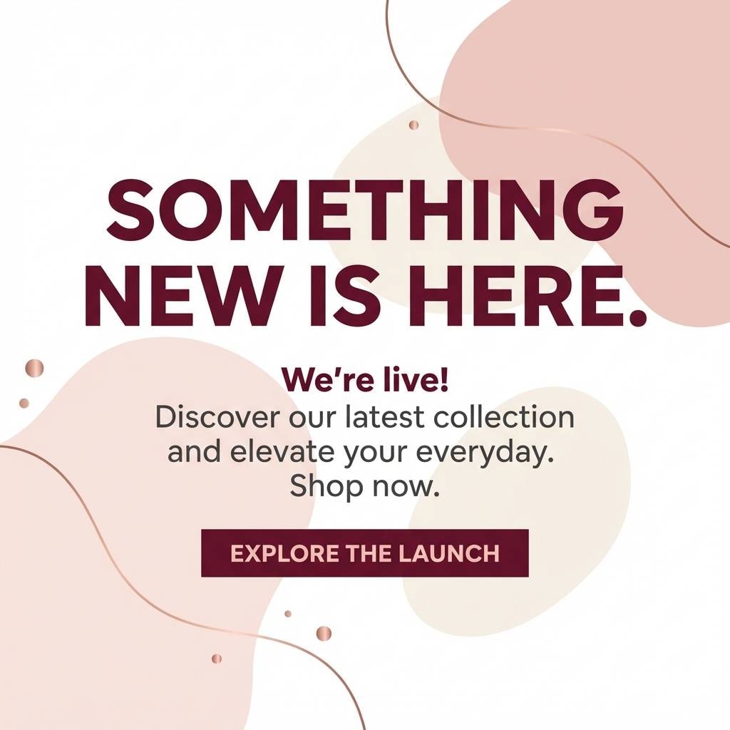 rose champagne launch post