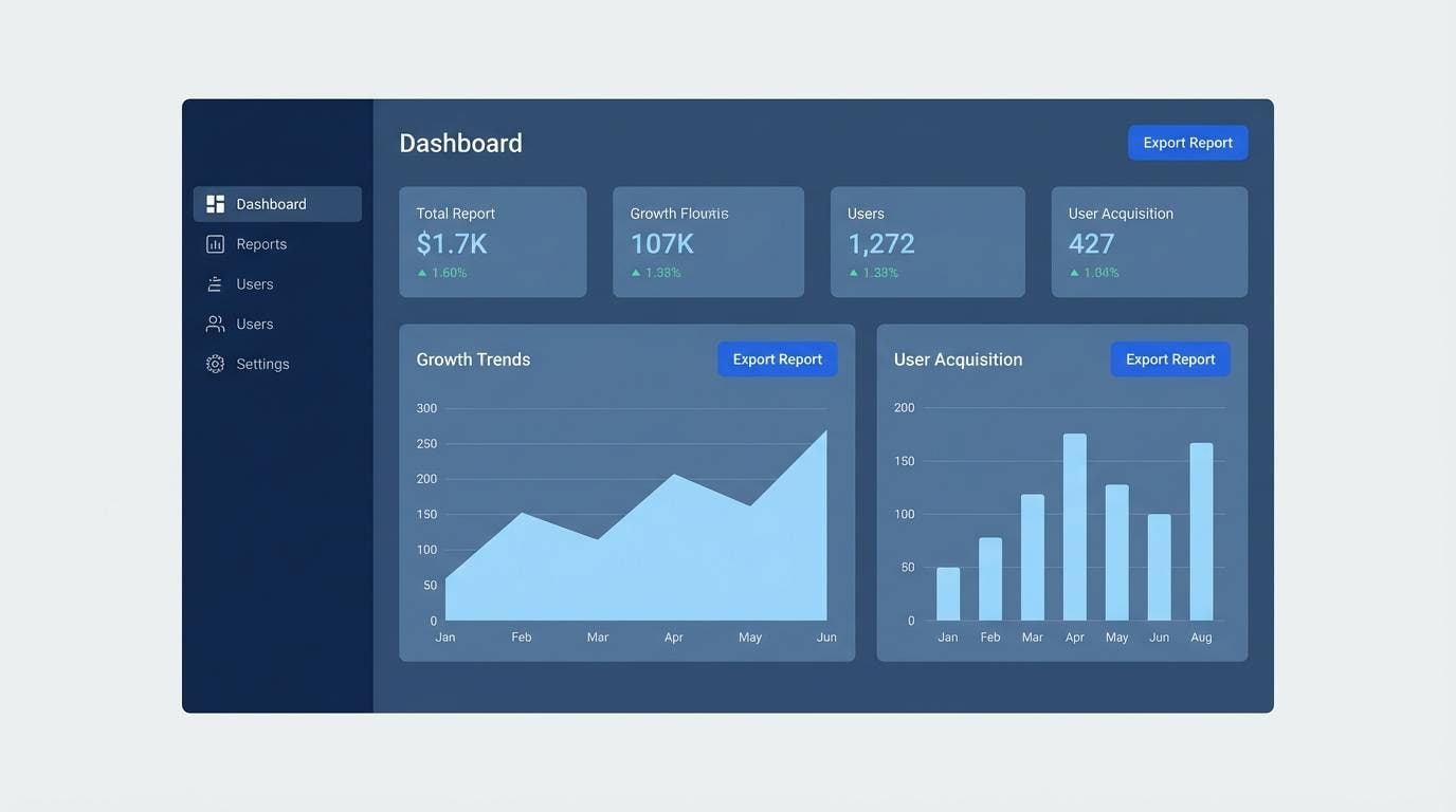 saas analytics ui