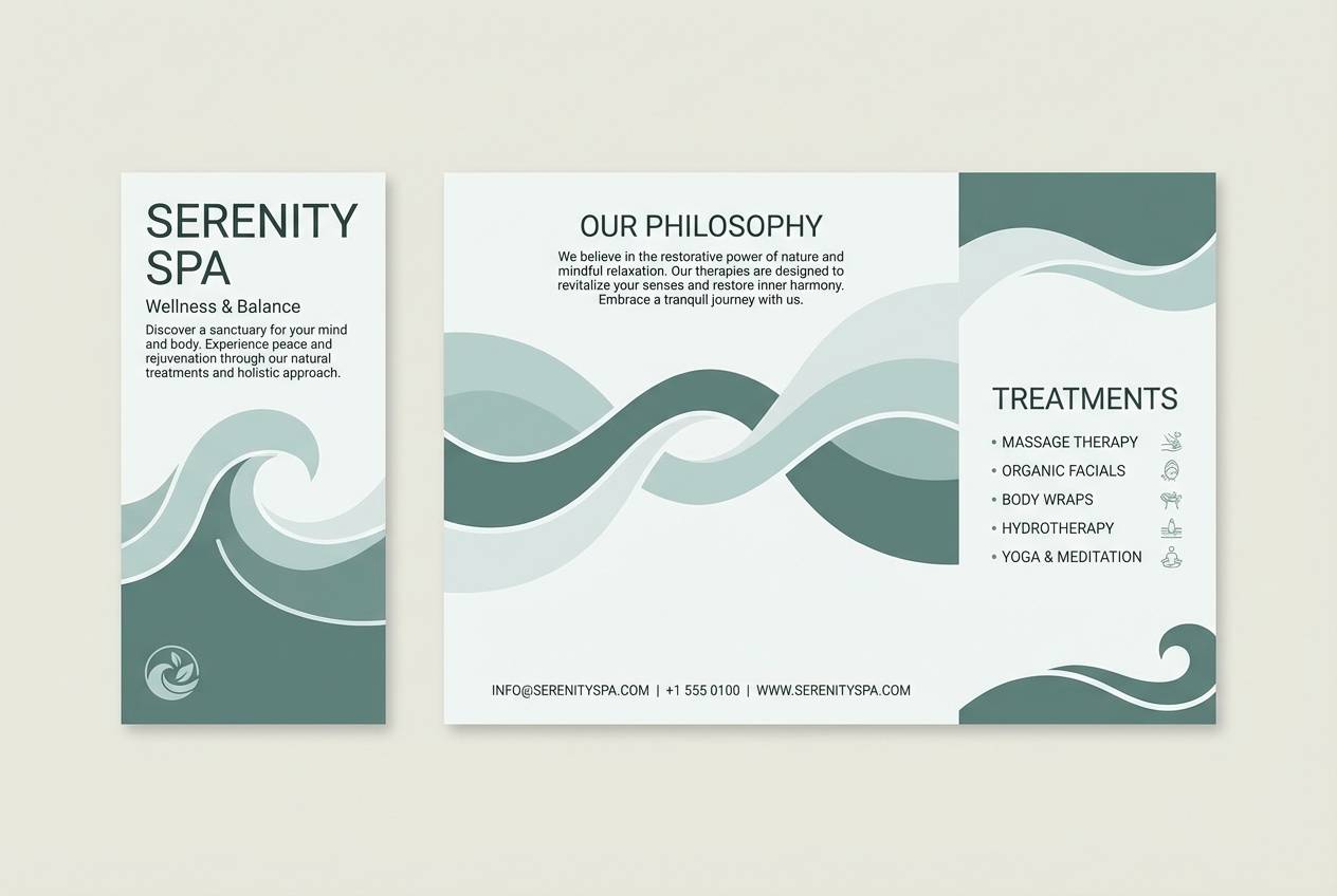 sea glass spa brochure