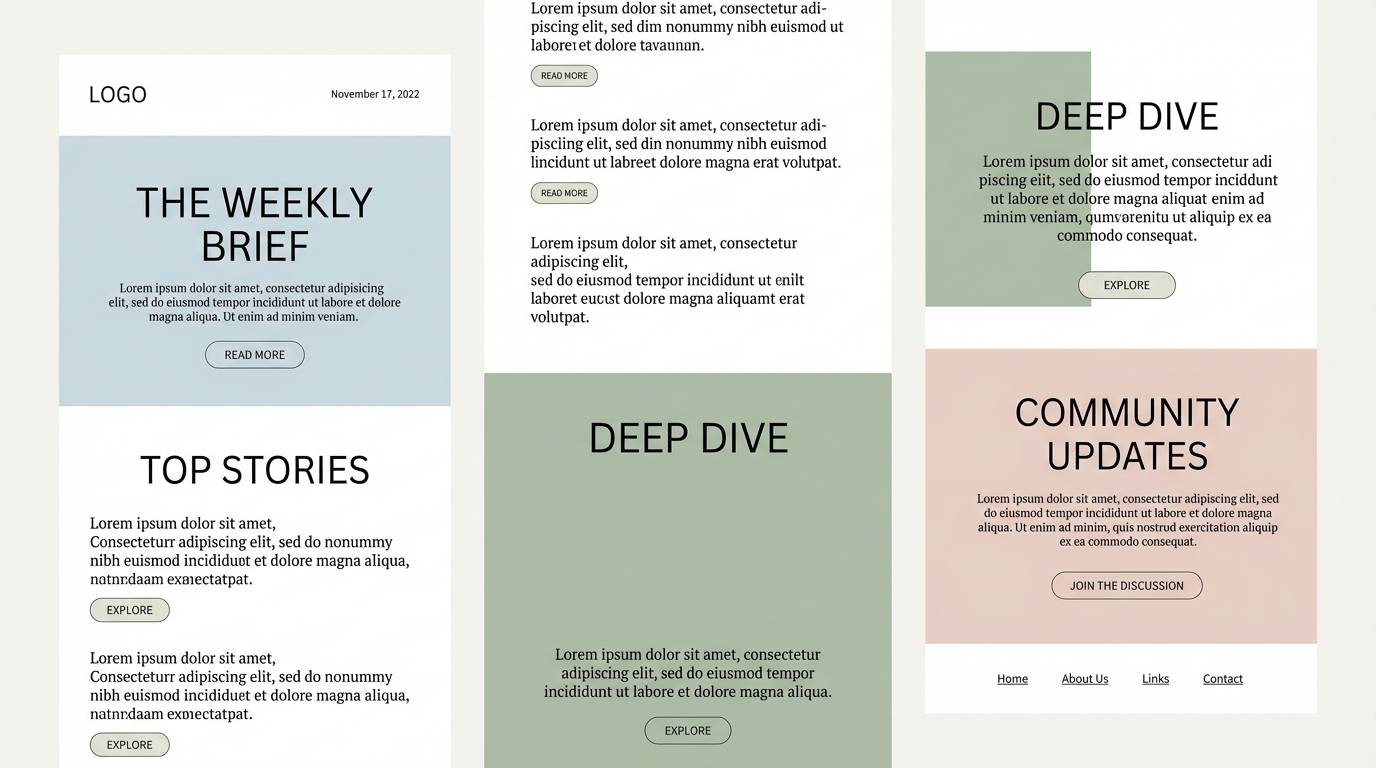 seafoam citrus email template