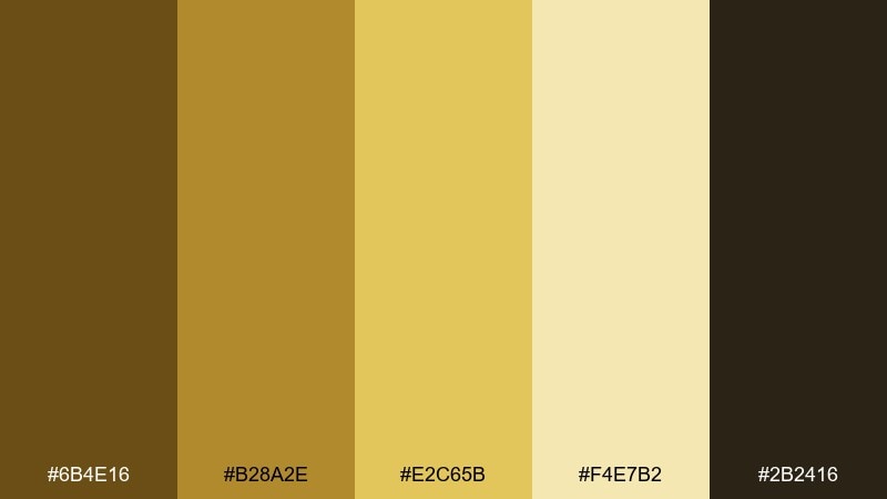 sheriff badge gold color palette with hex codes