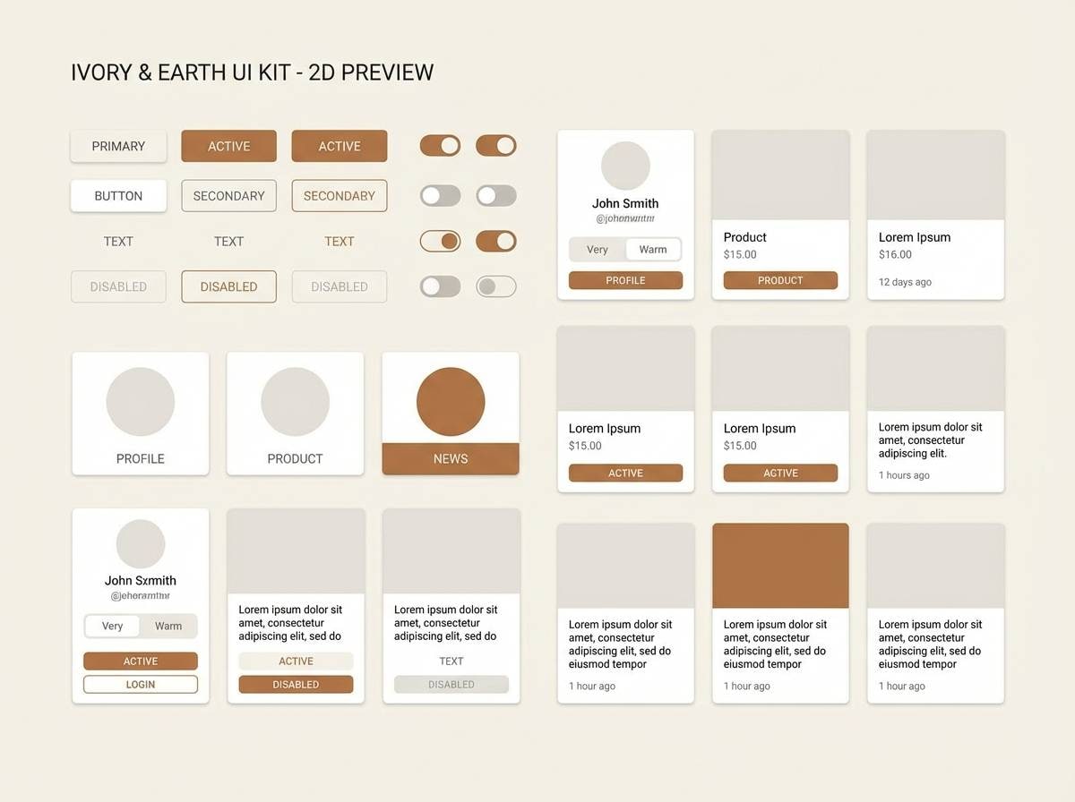 neutral ui kit preview