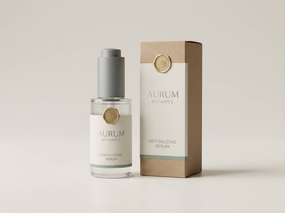 skincare label packaging