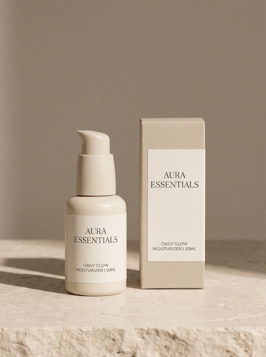 neutral skincare packaging