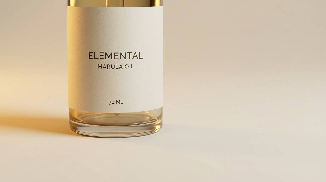 ocher skincare product ad