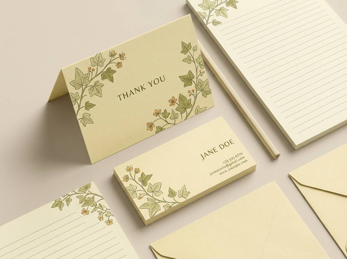 thank you card design