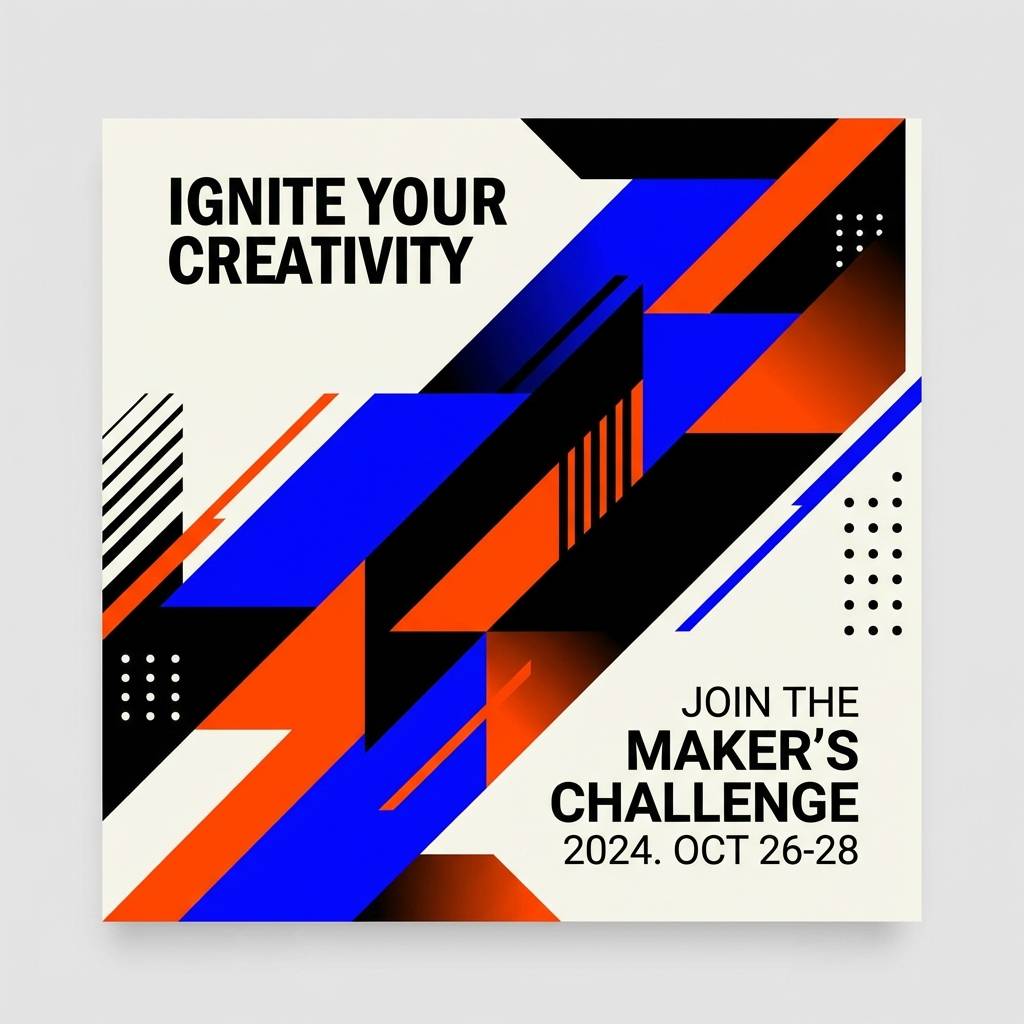 bold social promo graphic