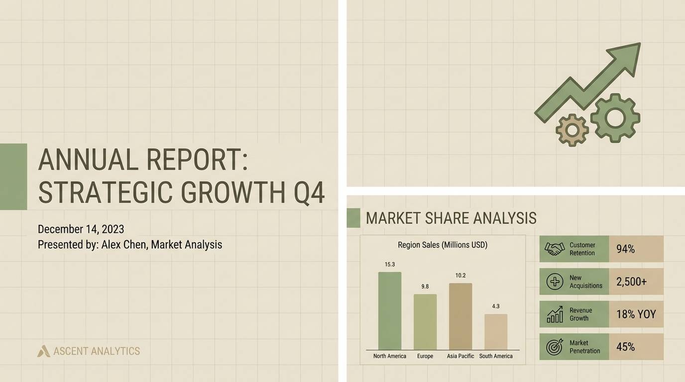 corporate slides earthy palette