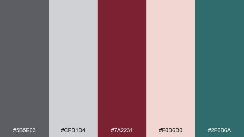 soft hearth color palette with hex codes