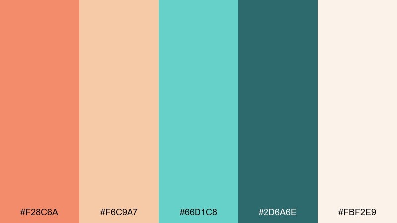 soft sand shore color palette with hex codes