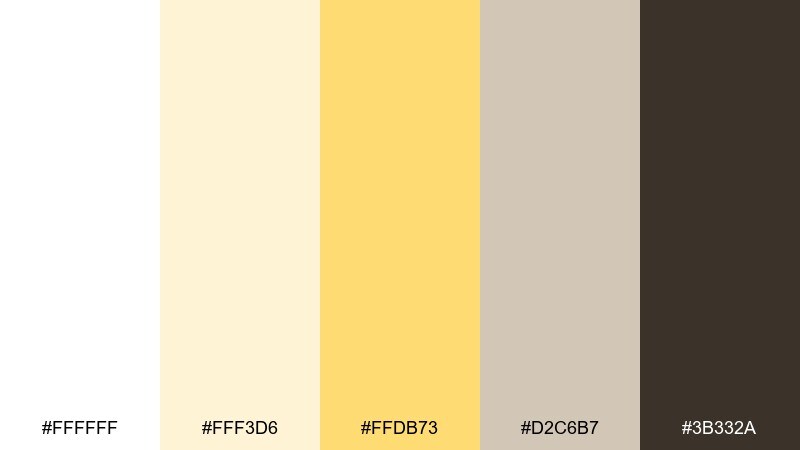 solar sand color palette with hex codes