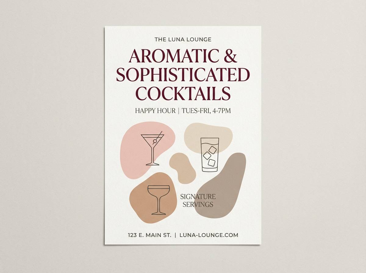 spiced sangria bar flyer