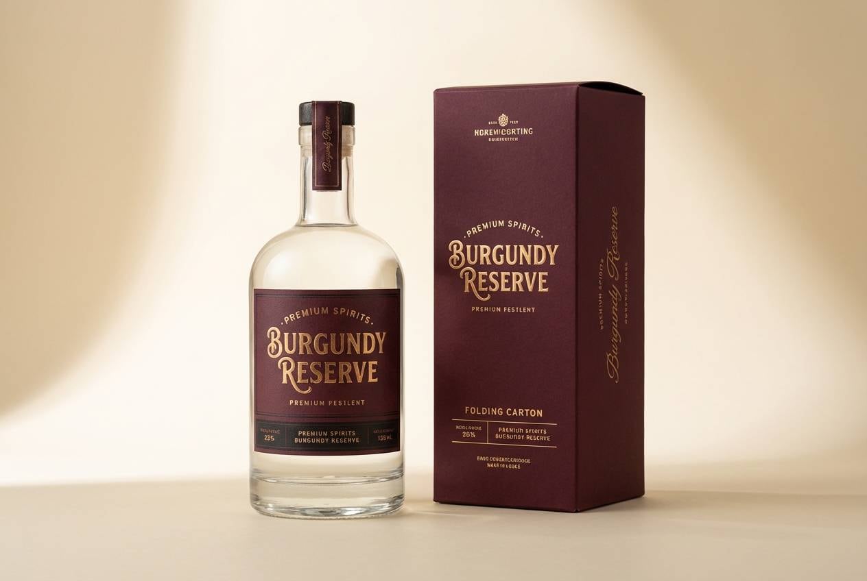 spirits packaging studio shot