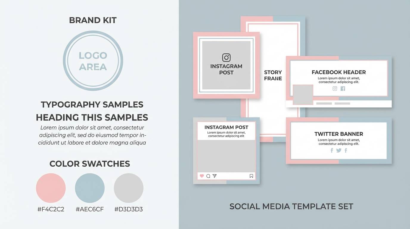 startup brand kit