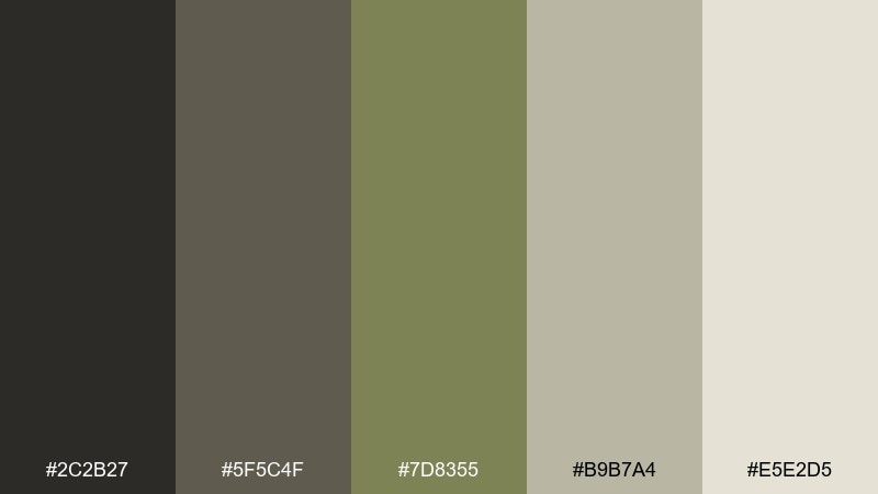 stone sage color palette with hex codes