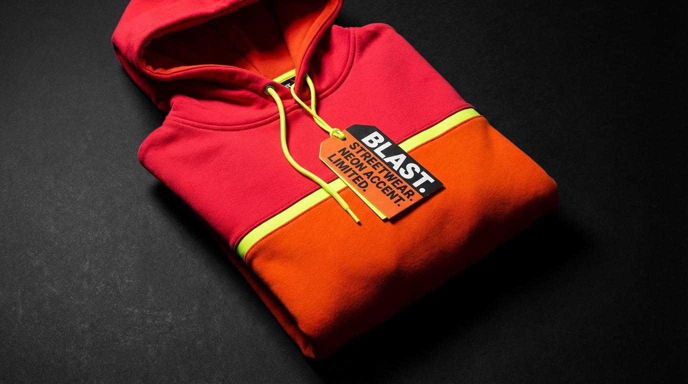 streetwear drop product ad