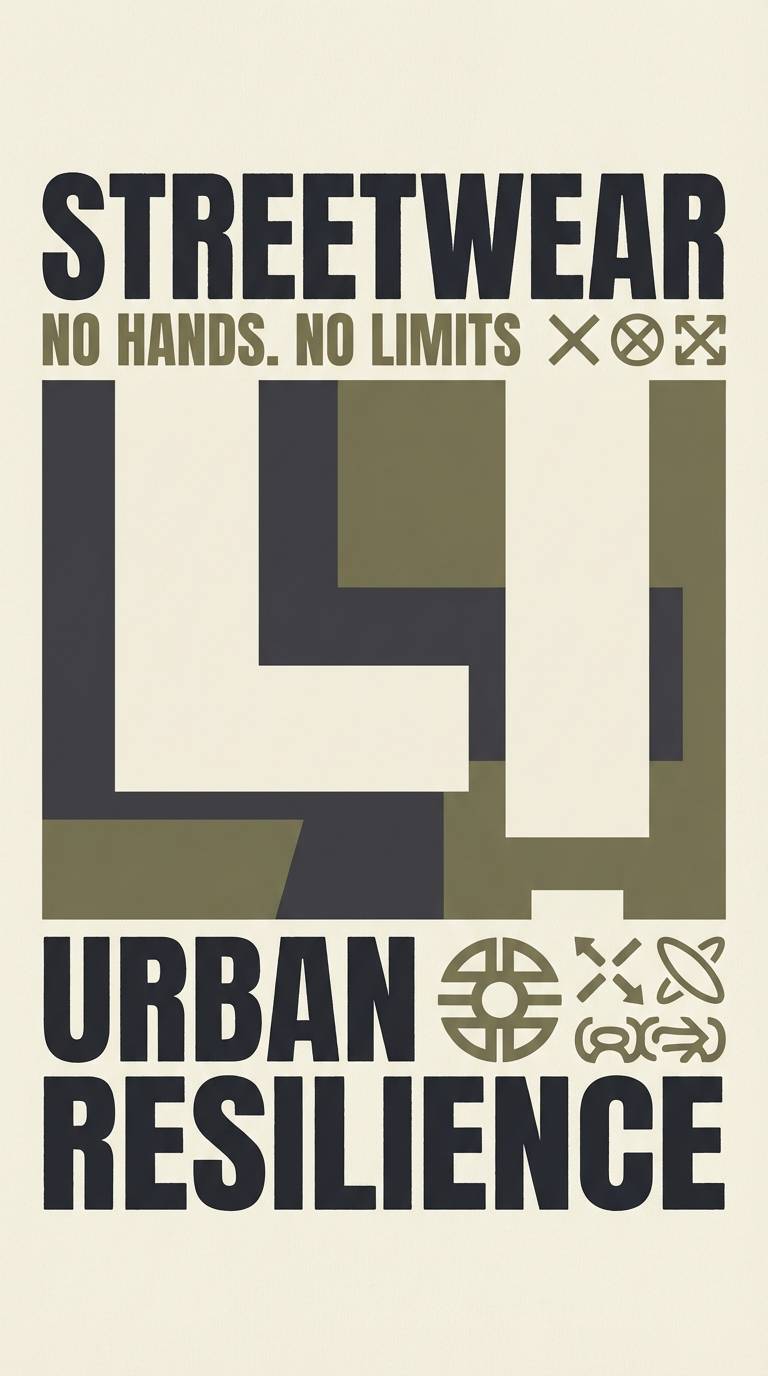 streetwear typography poster