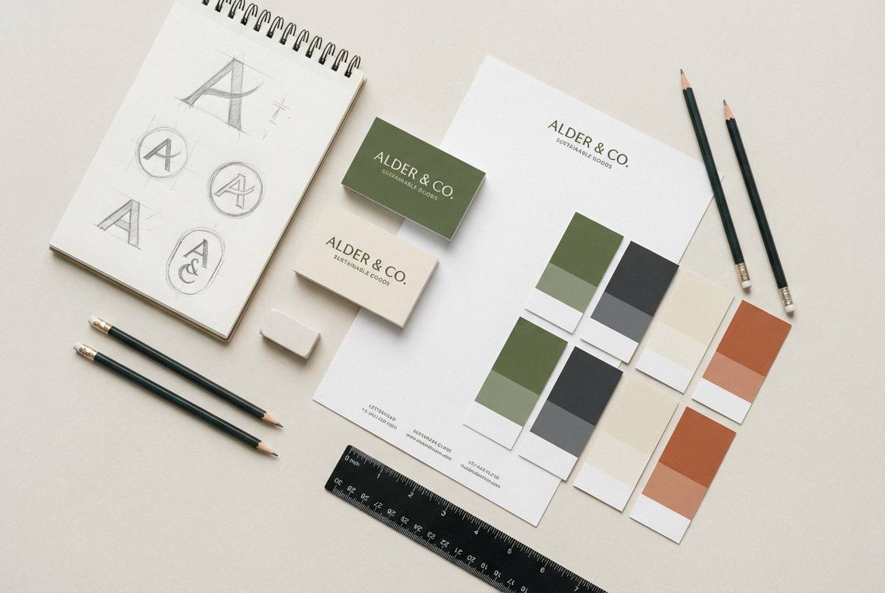 studio branding stationery set