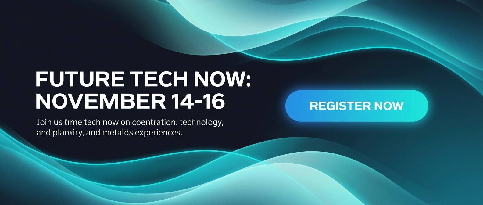 tech hero section banner