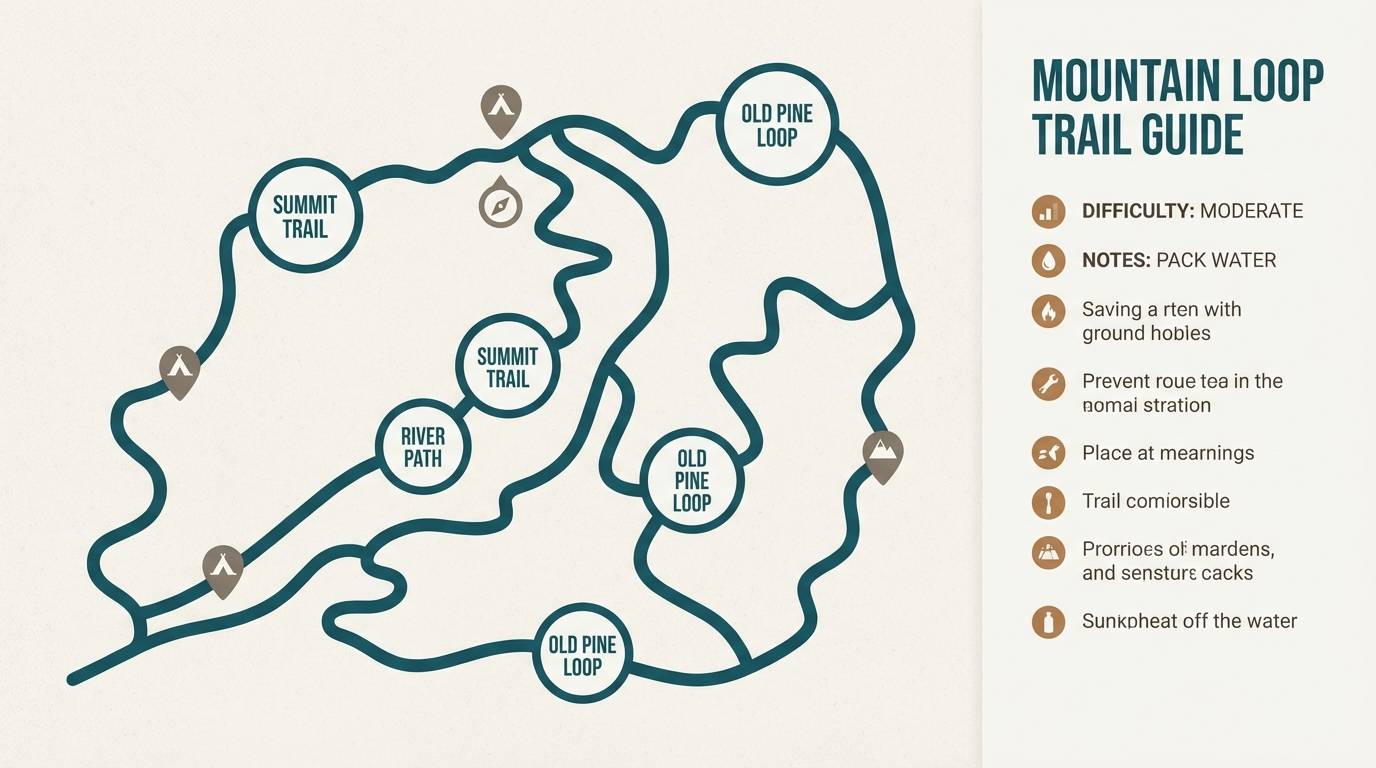 teal trail map layout