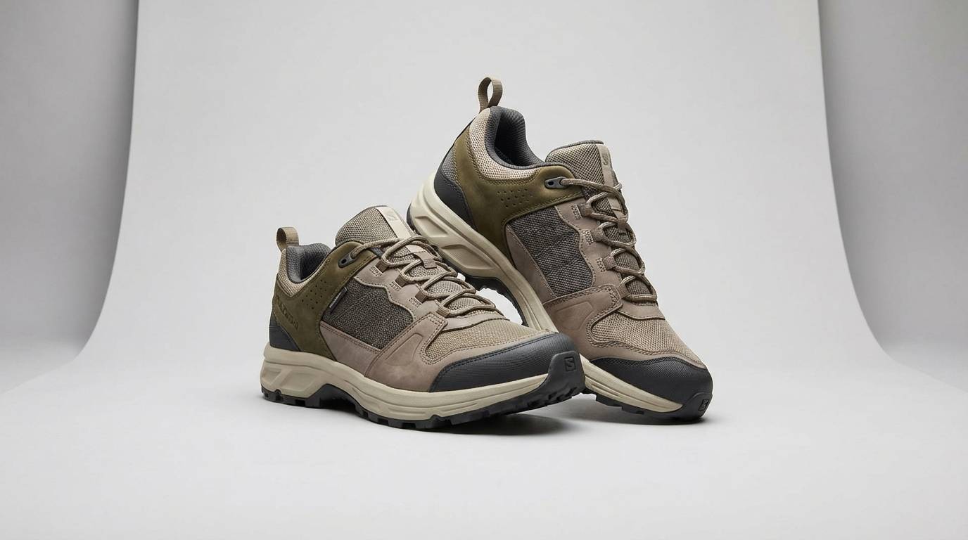 trail shoe product ad