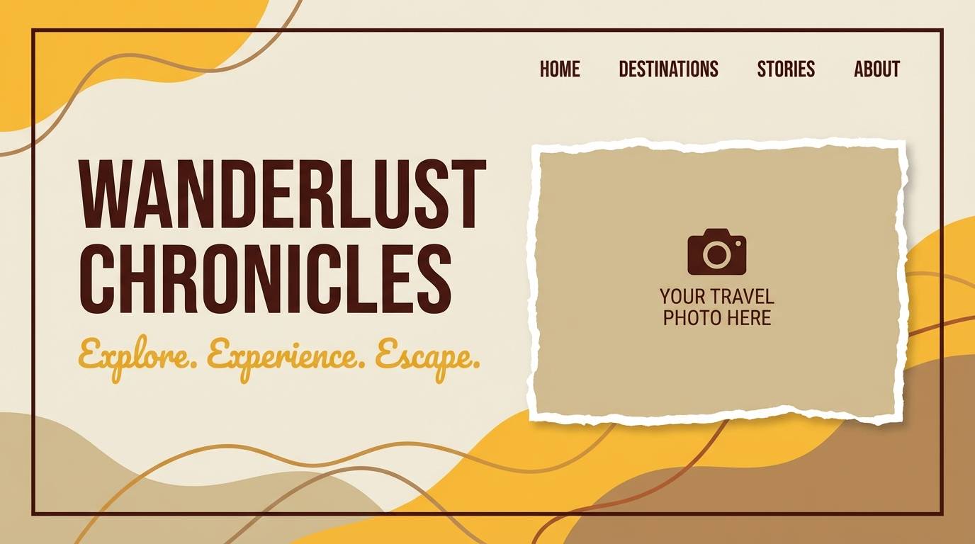 travel header sandy overlay