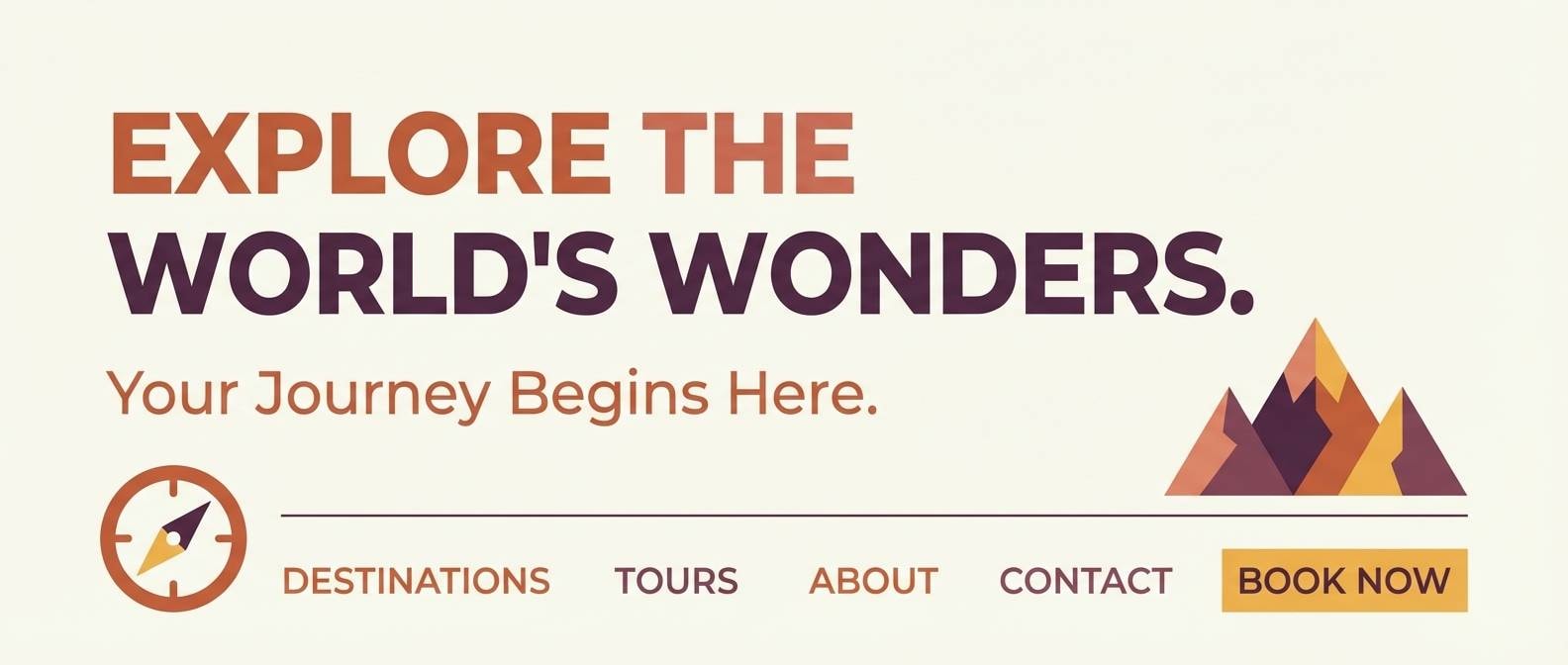 travel landing header