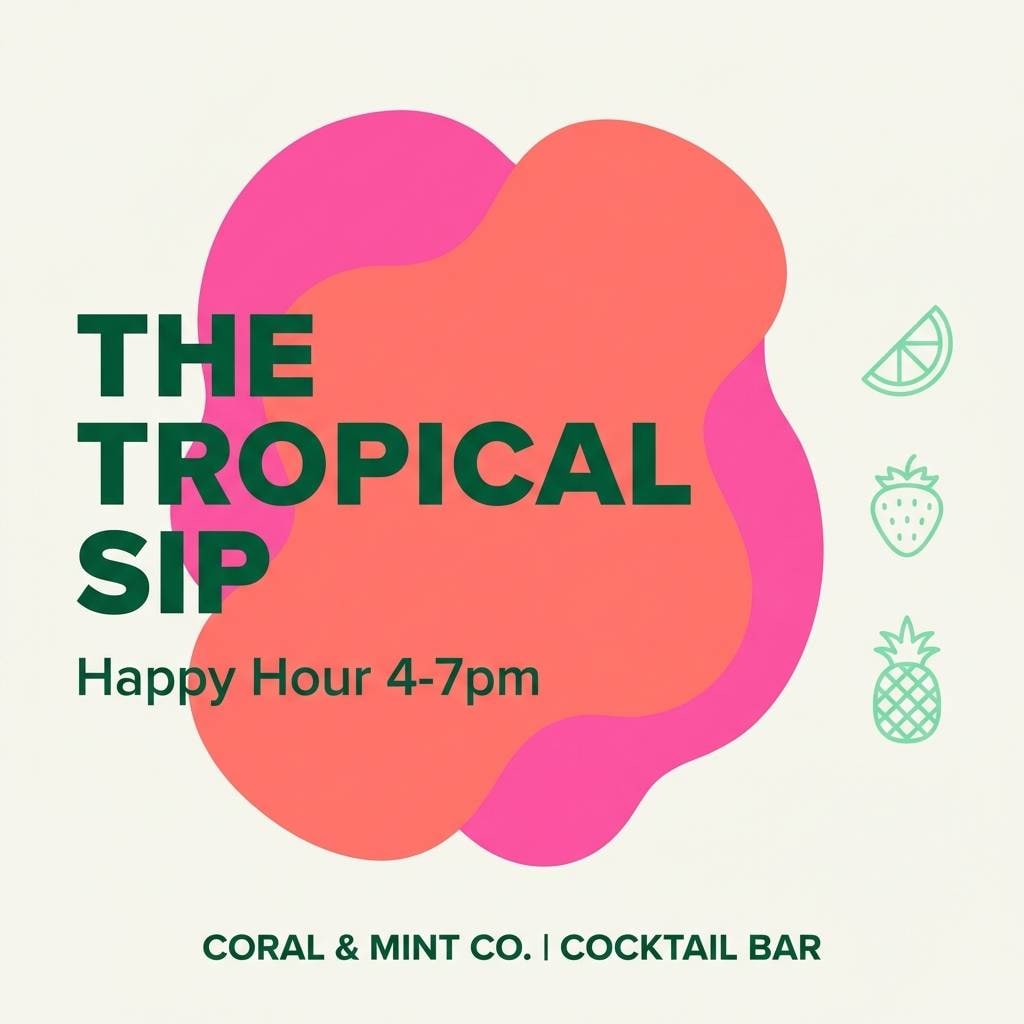 cocktail social ad