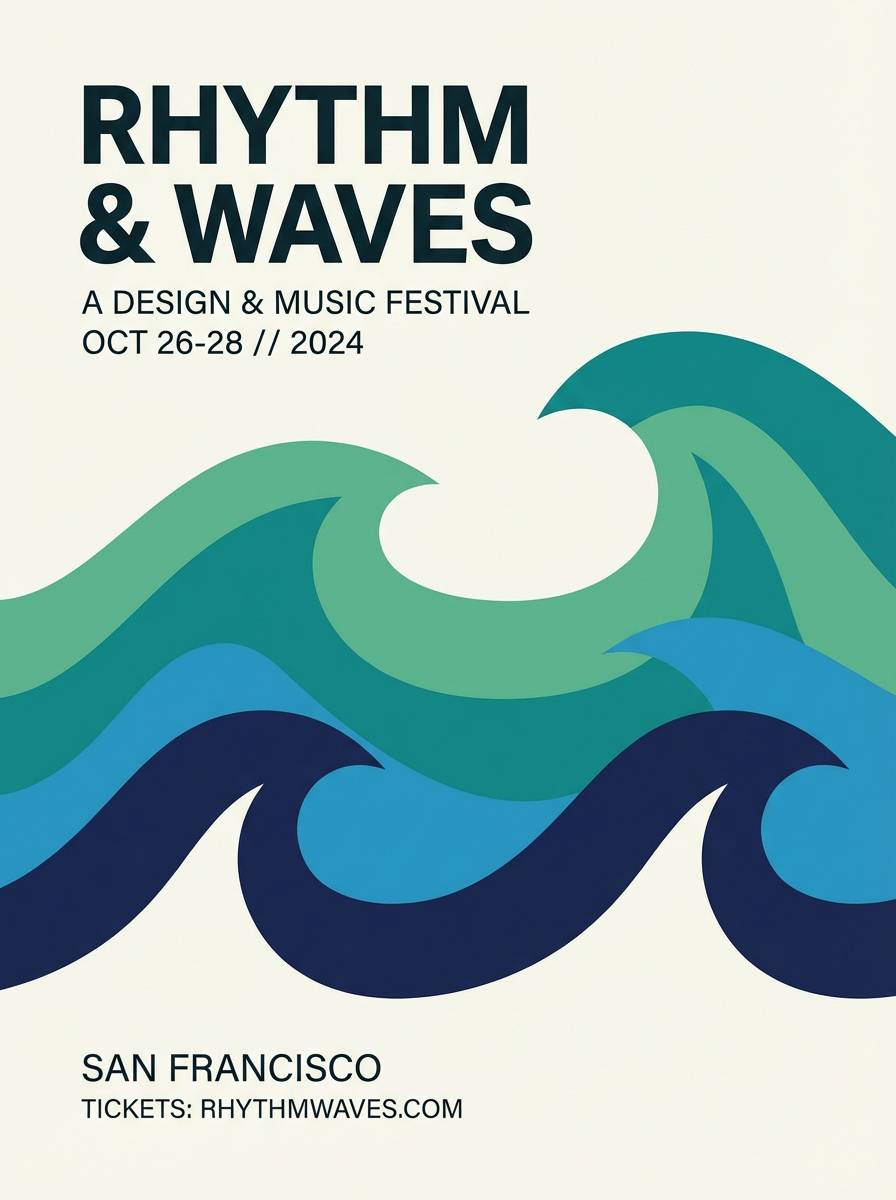 tropical event poster