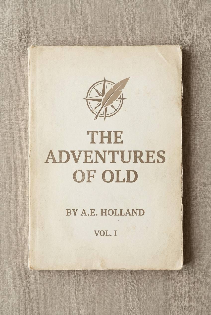 vintage book cover mockup